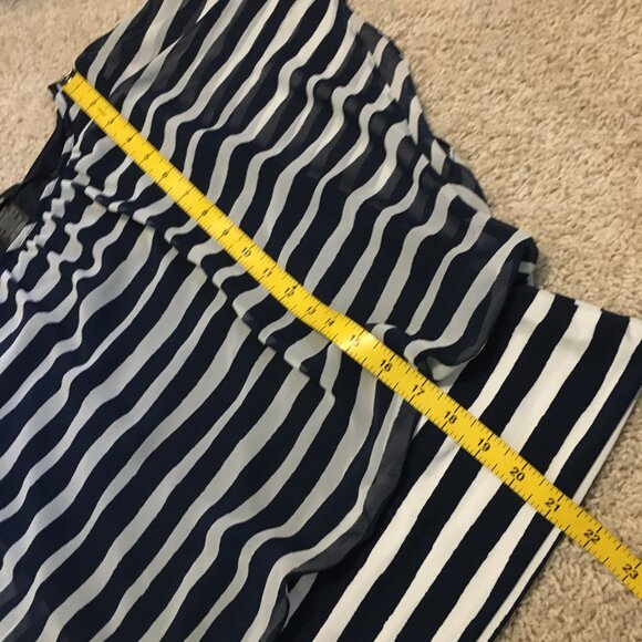 Happy Sailor Striped Nightingale Sleeve Shirt - Picture 12 of 12